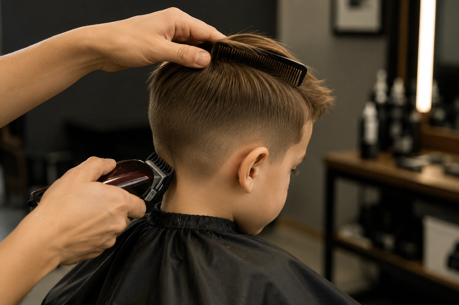 Coupe de cheveux pour enfant à domicile à Vallorbe et environs